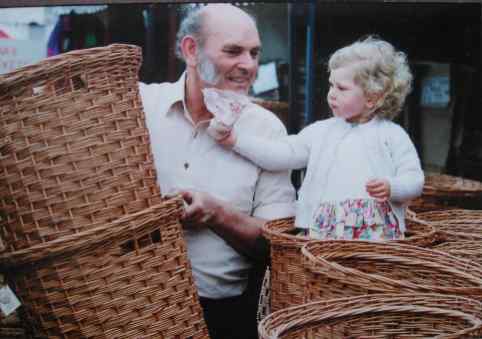 My father with my niece