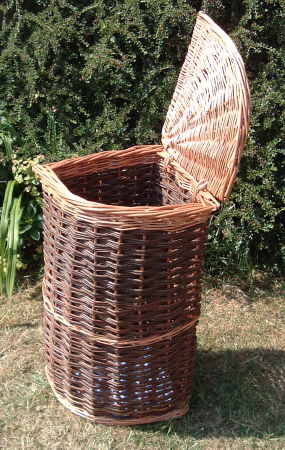 Custom made linen basket
