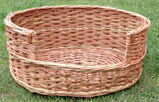 Dog basket after repair